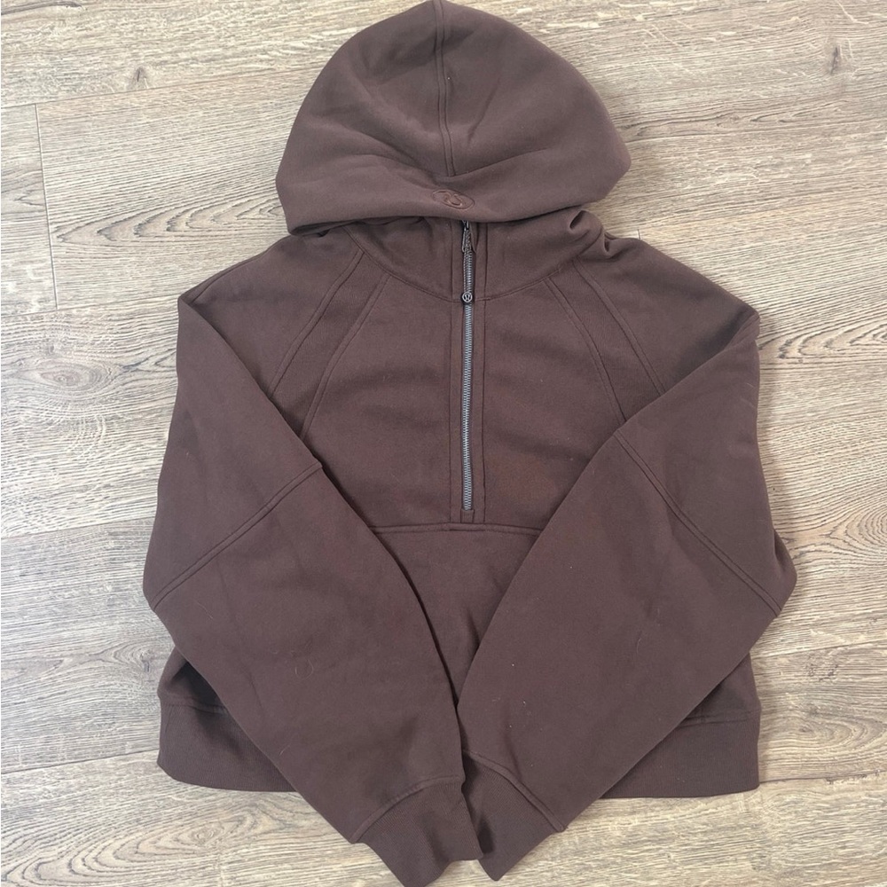 Brown lulu lemon sweatshirt